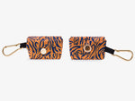 Pochette pour sacs à crottes tigré orange