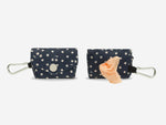 Pochette pour sacs à crottes, bleu marine