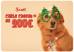 50€, 100€, 150€ ou 200€