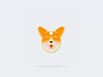 Médaille corgi pour chien