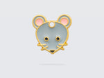 La médaille souris à graver pour chat