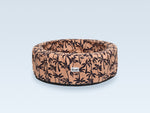Panier rond pour chat, motif Palmier