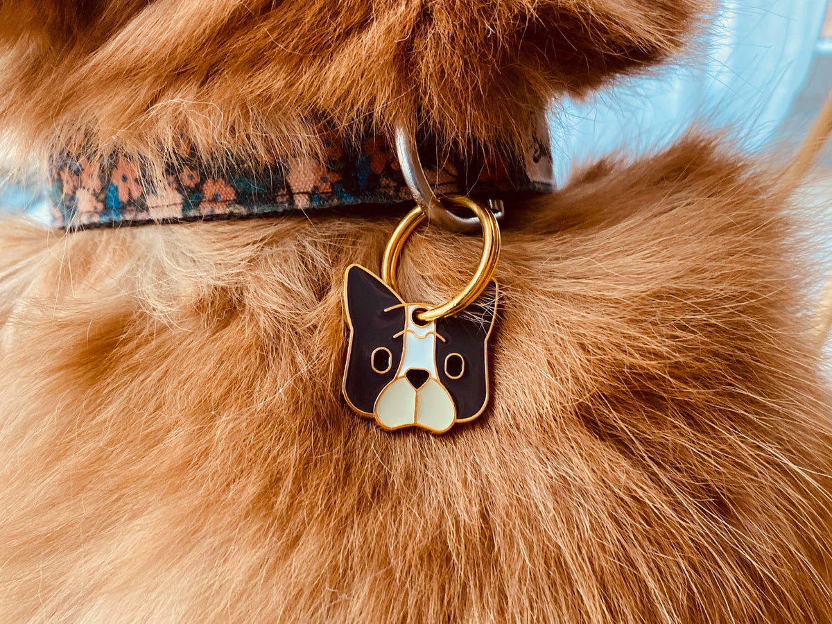 Médaille bouledogue pour chien