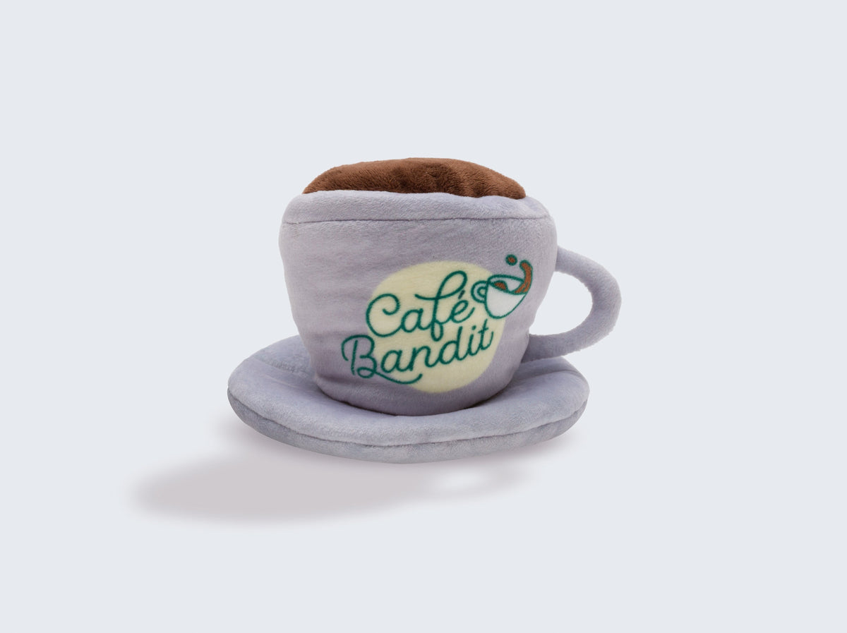 Jouet pour chien en forme de tasse à café
