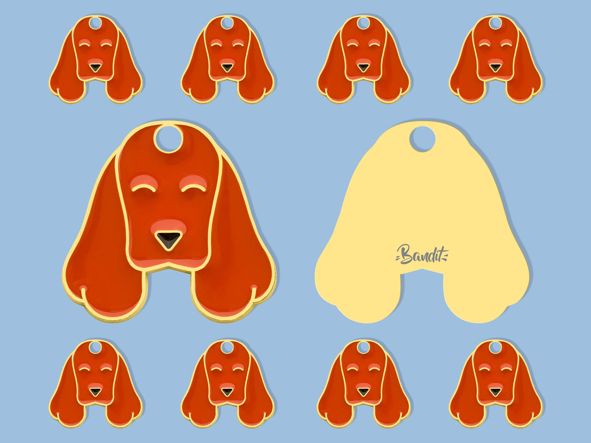 Médaille cocker pour chien