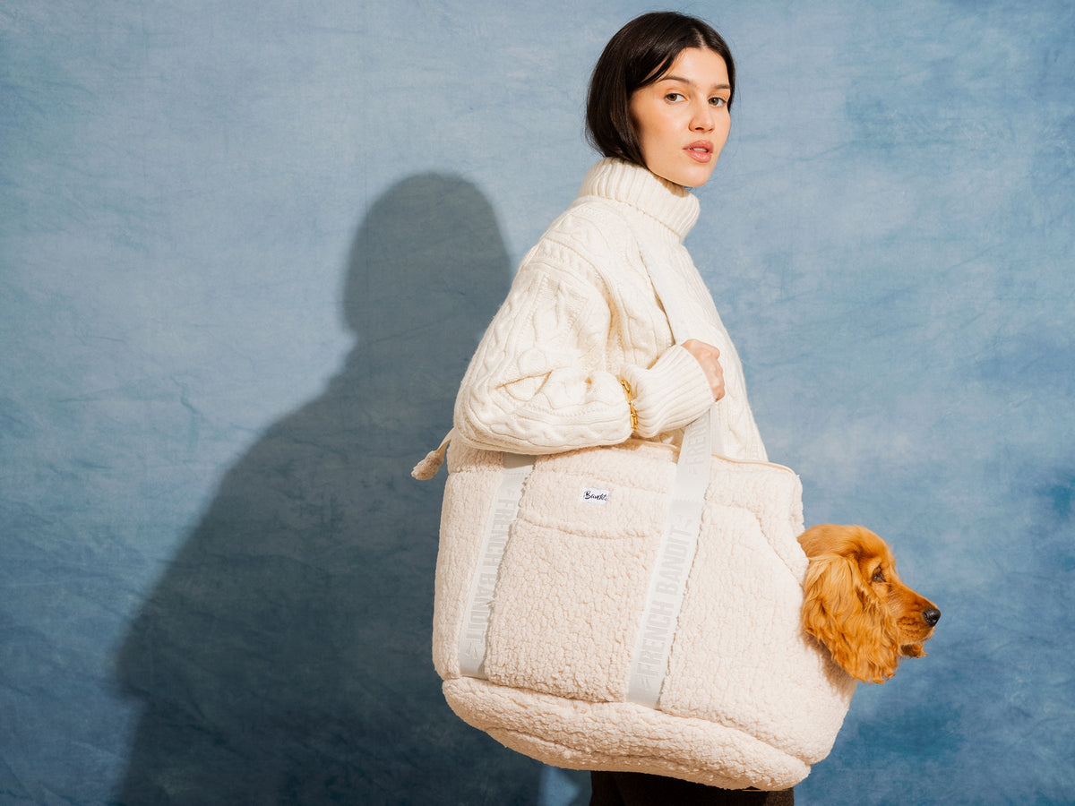 Sac pour chien en sherpa