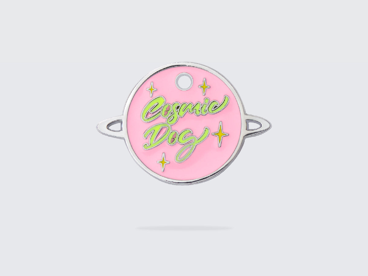 Médaille phosphorescente pour chien