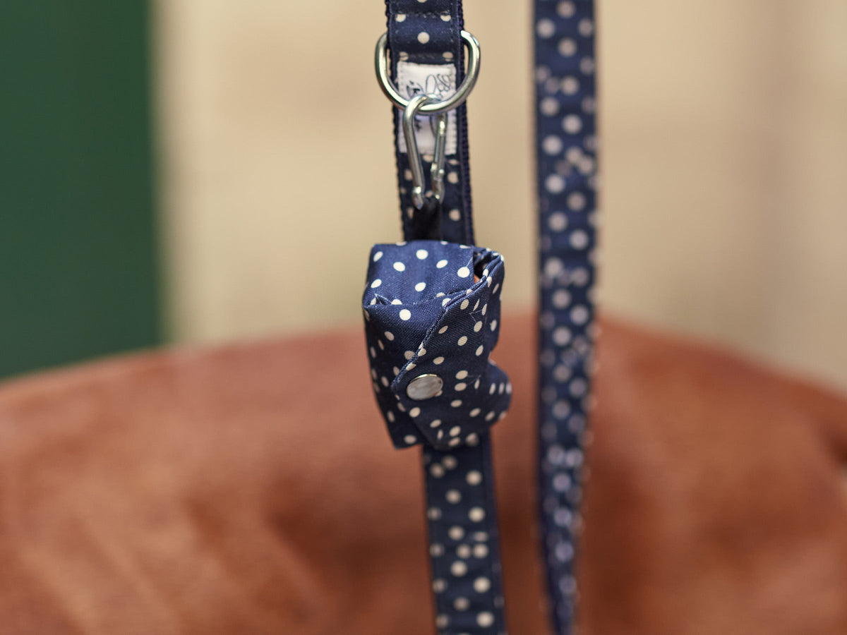 Pochette pour sacs à crottes, bleu marine