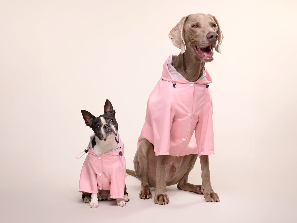 Imperméable pour chien rose