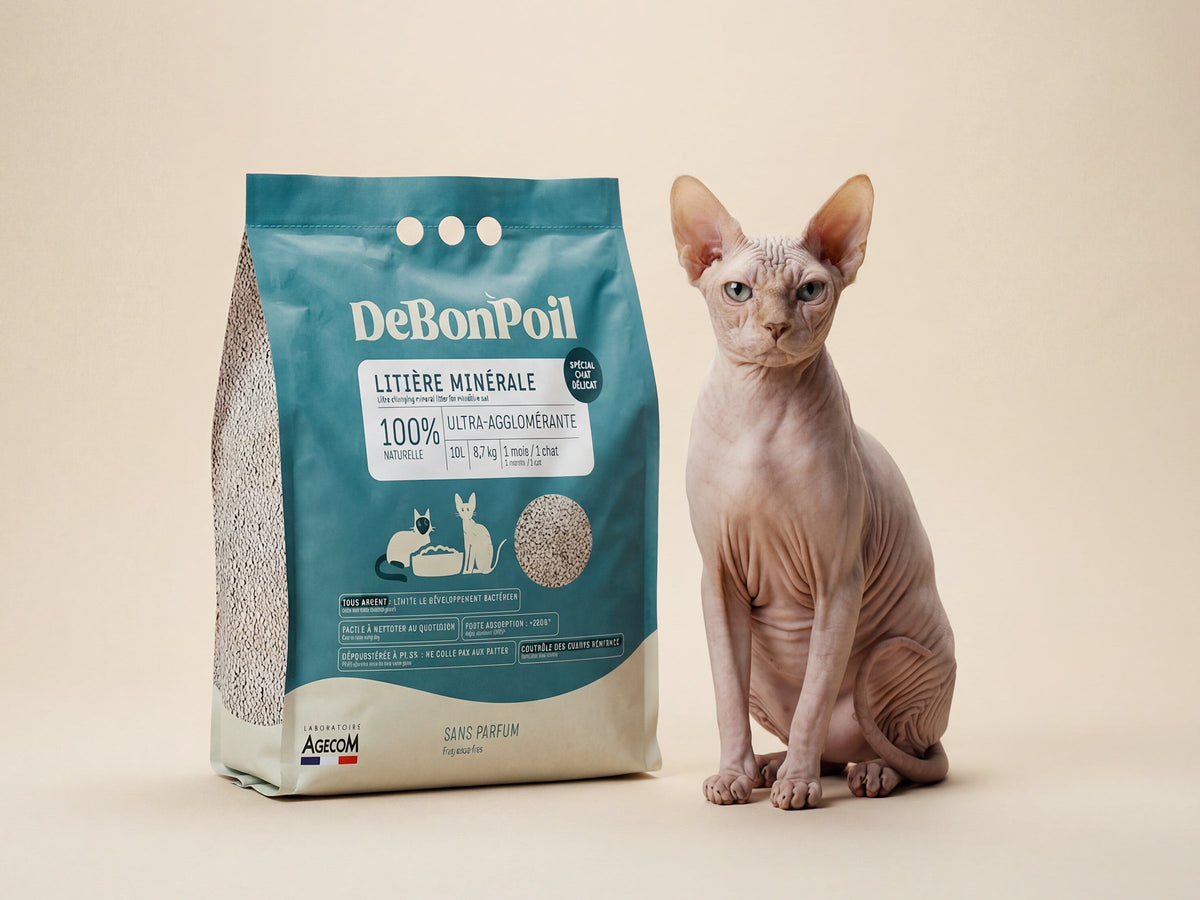 Litière minérale spéciale chat délicat (x2)