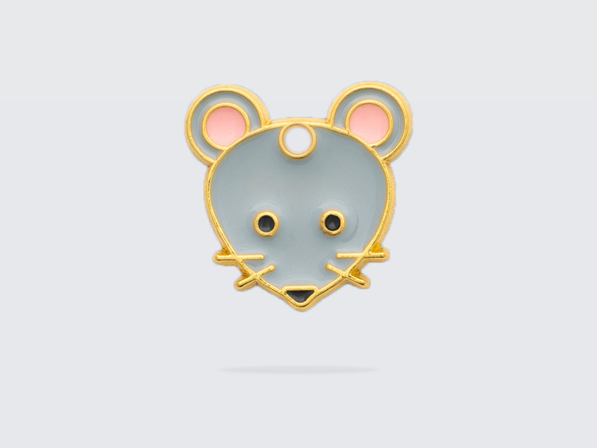 La médaille souris à graver pour chat