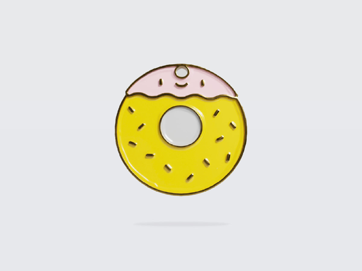 Médaille donut pour chien