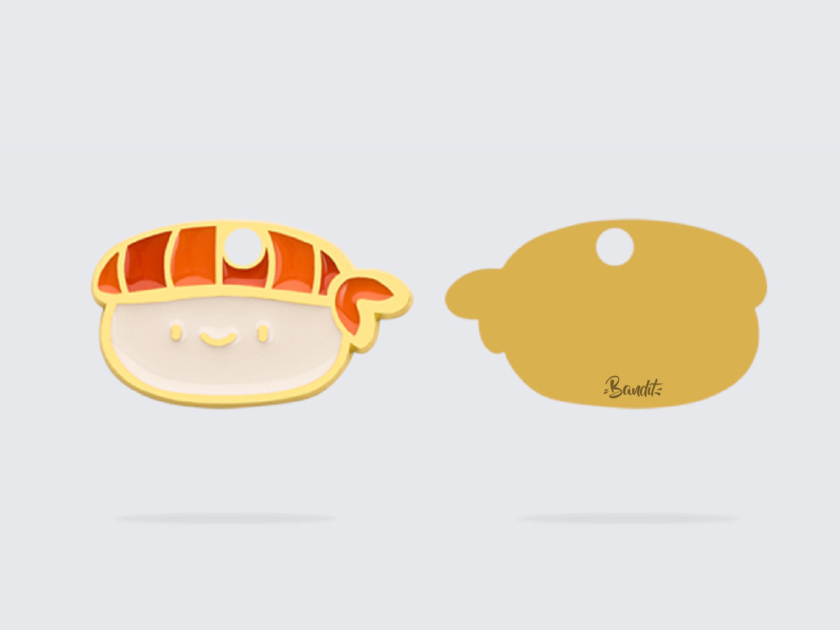 Médaille sushi pour chien