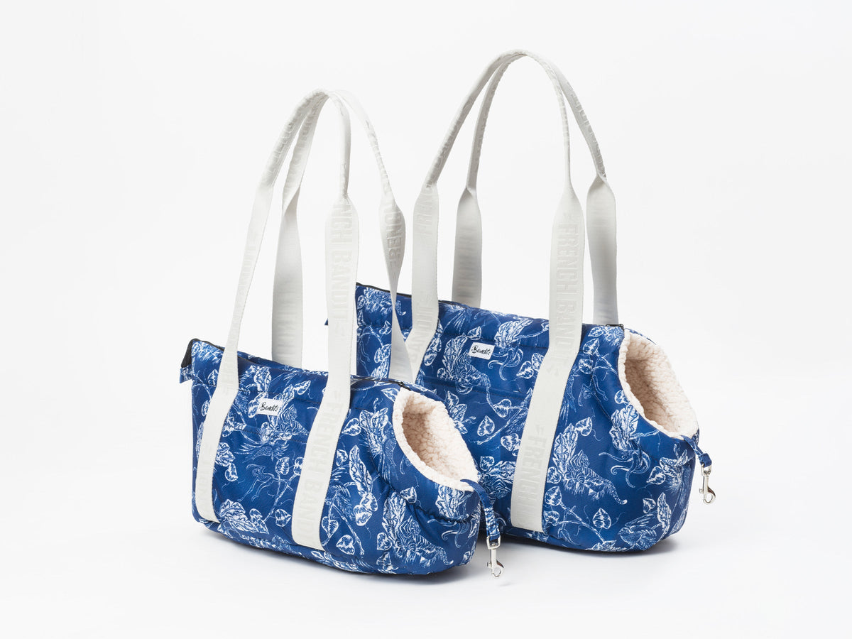 Sac pour chien, motif exotique