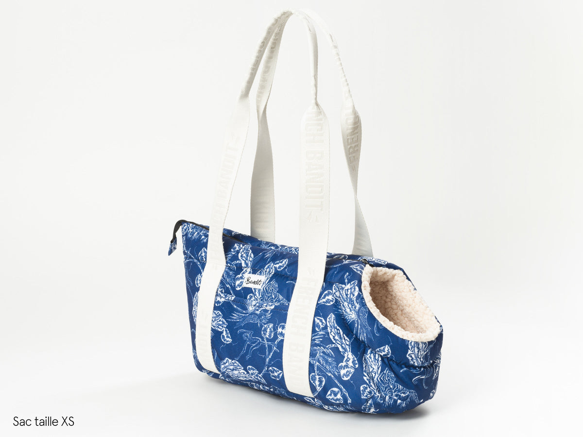Sac pour chien, motif exotique
