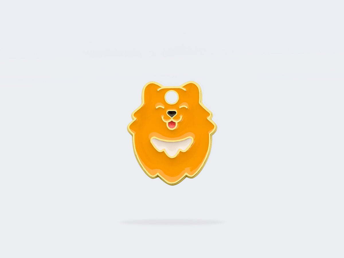 Médaille spitz pour chien