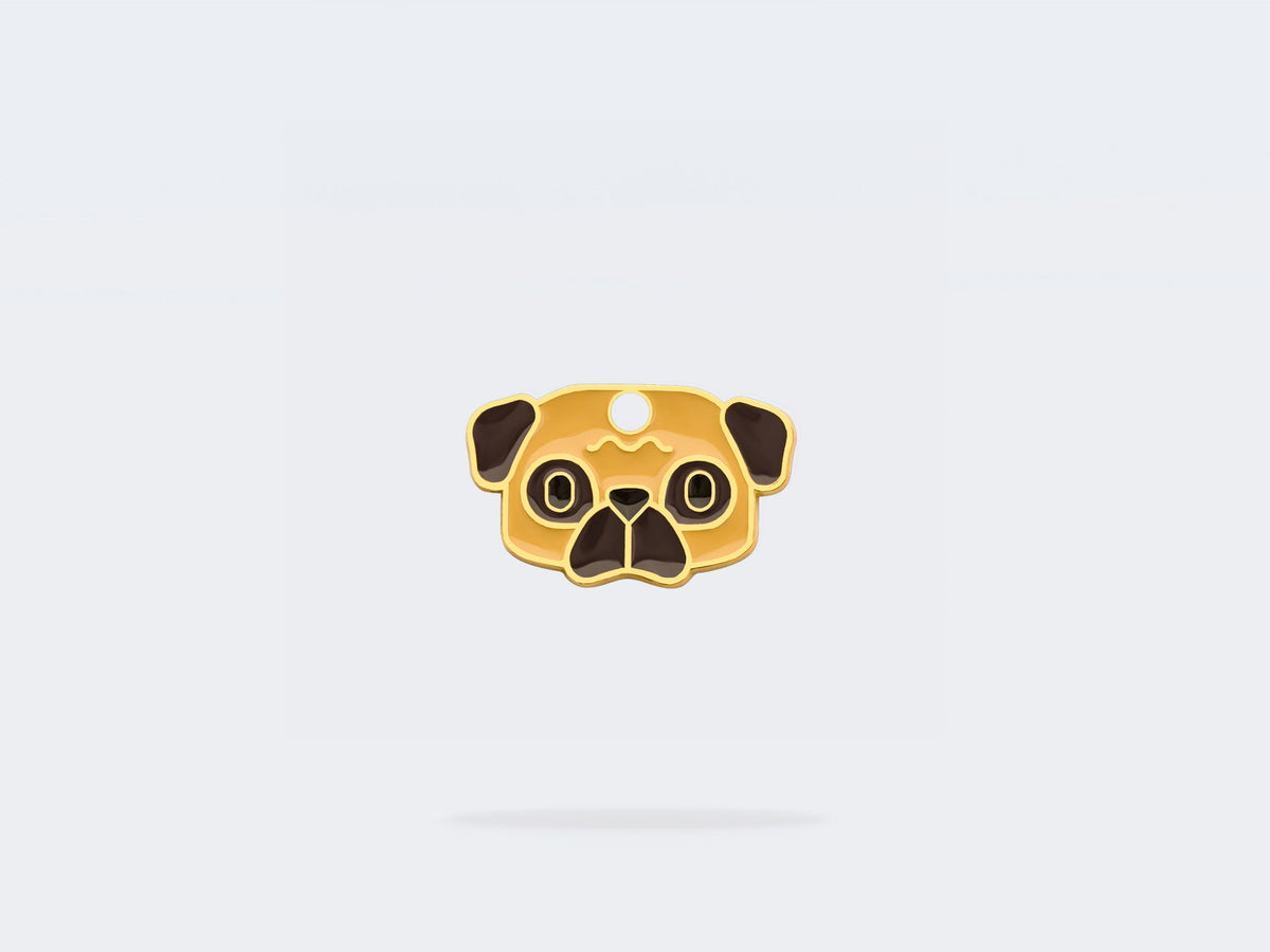 Médaille carlin pour chien
