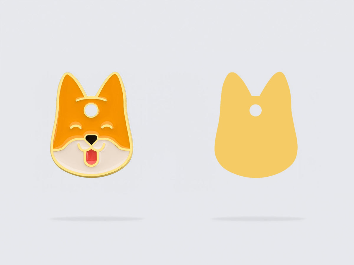 Médaille shiba inu pour chien